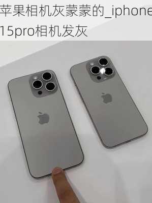 苹果相机灰蒙蒙的_iphone15pro相机发灰