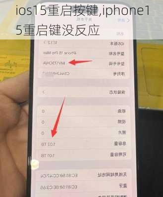 ios15重启按键,iphone15重启键没反应