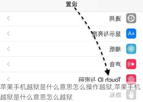 苹果手机越狱是什么意思怎么操作越狱,苹果手机越狱是什么意思怎么越狱