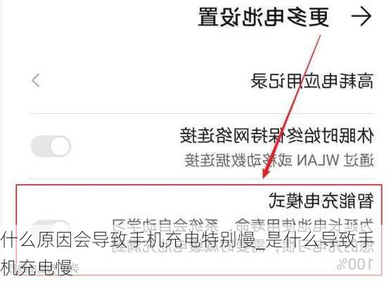 什么原因会导致手机充电特别慢_是什么导致手机充电慢