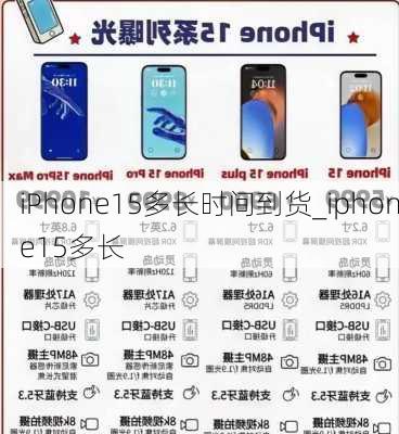 iPhone15多长时间到货_iphone15多长