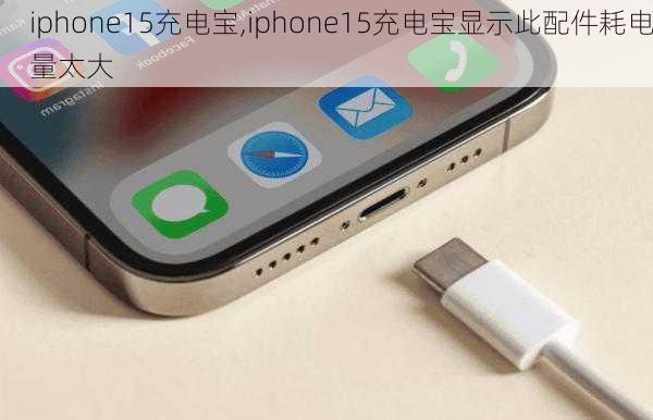 iphone15充电宝,iphone15充电宝显示此配件耗电量太大