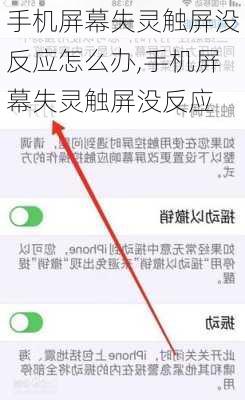 手机屏幕失灵触屏没反应怎么办,手机屏幕失灵触屏没反应