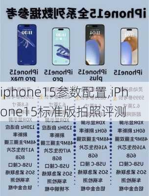 iphone15参数配置,iPhone15标准版拍照评测