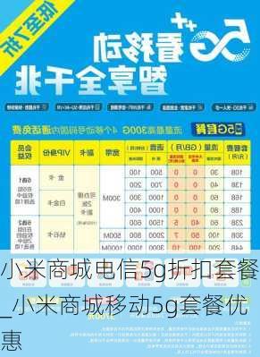 小米商城电信5g折扣套餐_小米商城移动5g套餐优惠