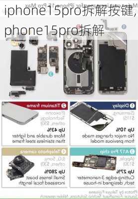 iphone15pro拆解按键,iphone15pro拆解