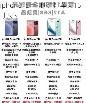 iphone15手机尺寸_苹果15寸尺寸