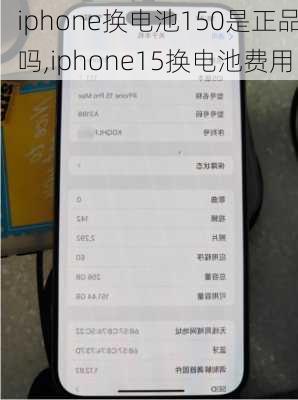 iphone换电池150是正品吗,iphone15换电池费用