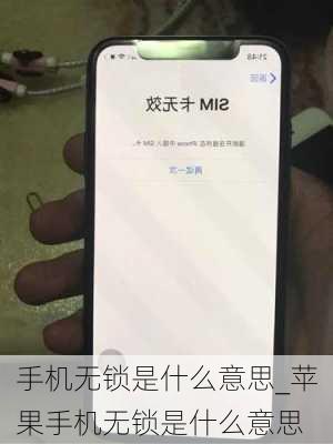 手机无锁是什么意思_苹果手机无锁是什么意思