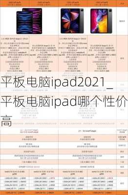 平板电脑ipad2021_平板电脑ipad哪个性价比高