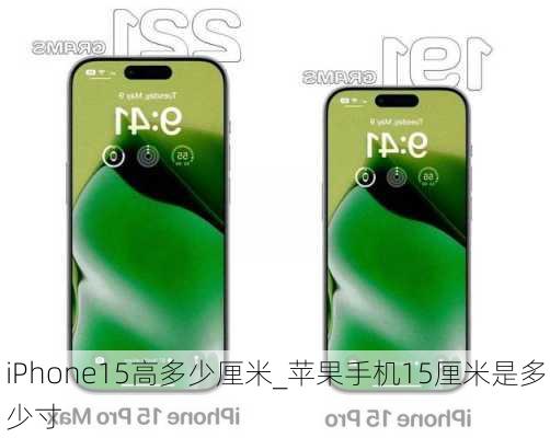 iPhone15高多少厘米_苹果手机15厘米是多少寸