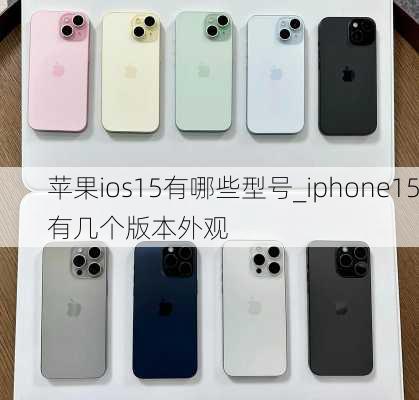 苹果ios15有哪些型号_iphone15有几个版本外观