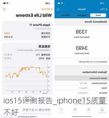 ios15评测报告_iphone15质量不好