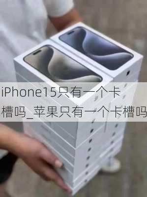 iPhone15只有一个卡槽吗_苹果只有一个卡槽吗