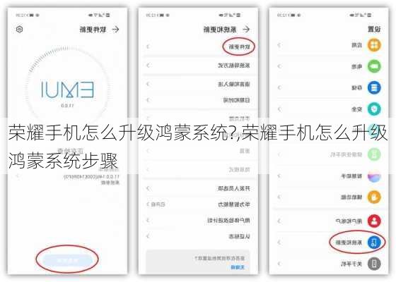 荣耀手机怎么升级鸿蒙系统?,荣耀手机怎么升级鸿蒙系统步骤