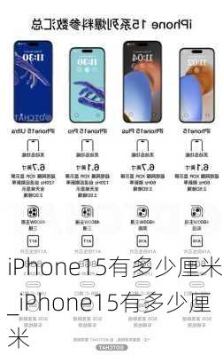 iPhone15有多少厘米_iPhone15有多少厘米