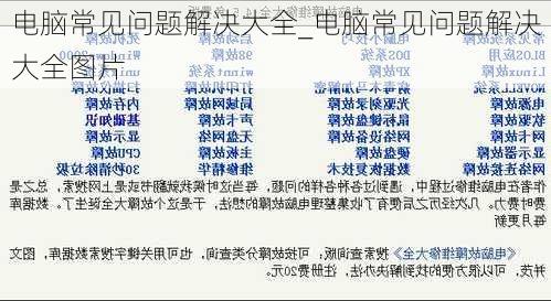 电脑常见问题解决大全_电脑常见问题解决大全图片