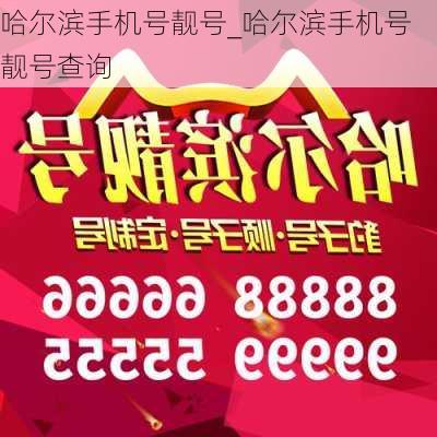 哈尔滨手机号靓号_哈尔滨手机号靓号查询