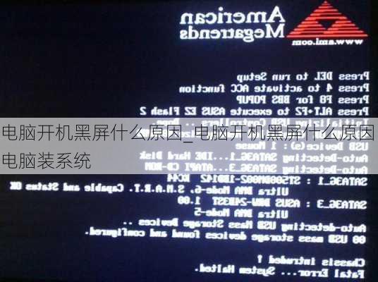 电脑开机黑屏什么原因_电脑开机黑屏什么原因电脑装系统