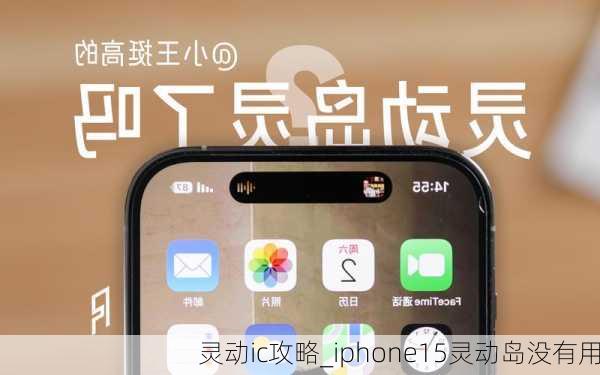 灵动ic攻略_iphone15灵动岛没有用