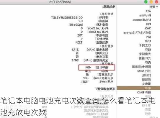 笔记本电脑电池充电次数查询,怎么看笔记本电池充放电次数