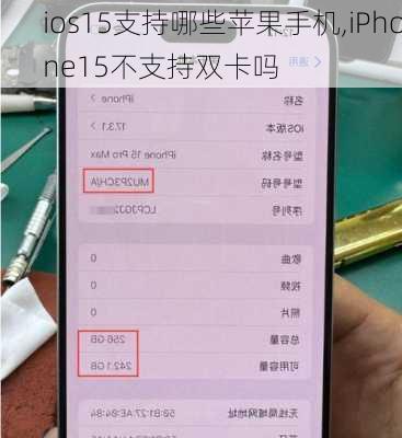 ios15支持哪些苹果手机,iPhone15不支持双卡吗