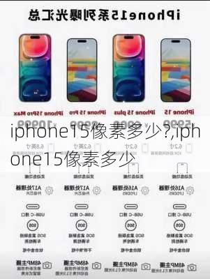 iphone15像素多少?,iphone15像素多少