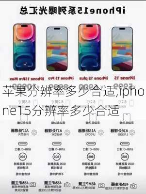 苹果分辨率多少合适,iphone15分辨率多少合适