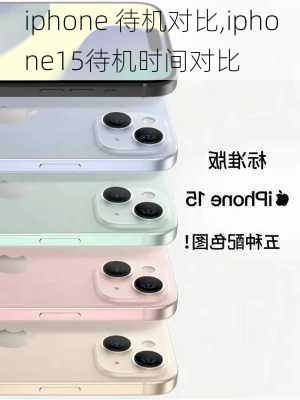 iphone 待机对比,iphone15待机时间对比