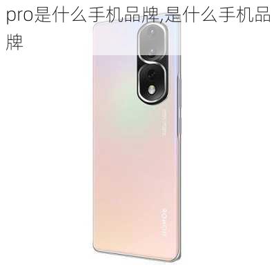 pro是什么手机品牌,是什么手机品牌