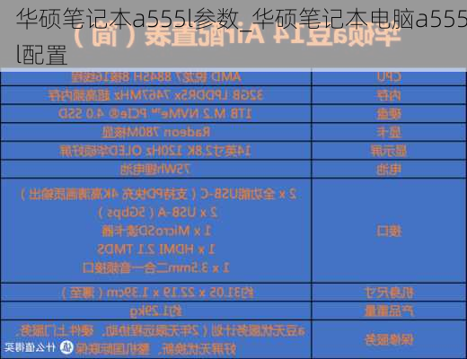 华硕笔记本a555l参数_华硕笔记本电脑a555l配置