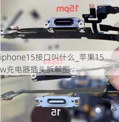 iphone15接口叫什么_苹果15w充电器插头拆解图