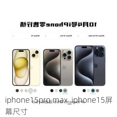 iphone15pro max_iphone15屏幕尺寸