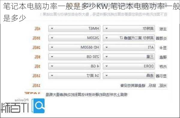 笔记本电脑功率一般是多少KW,笔记本电脑功率一般是多少