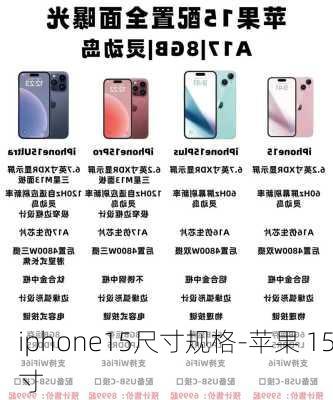 iphone15尺寸规格-苹果 15寸