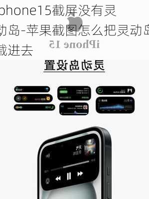 iphone15截屏没有灵动岛-苹果截图怎么把灵动岛截进去