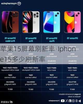 苹果15屏幕刷新率-Iphone15多少刷新率