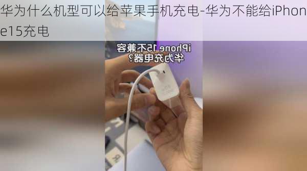 华为什么机型可以给苹果手机充电-华为不能给iPhone15充电