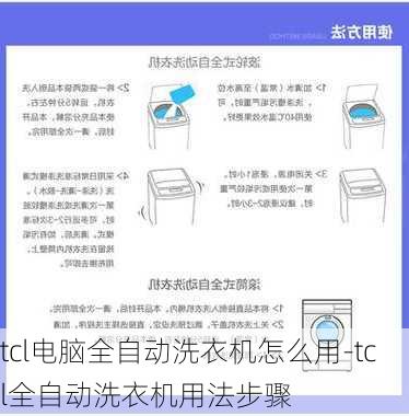 tcl电脑全自动洗衣机怎么用-tcl全自动洗衣机用法步骤