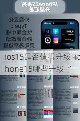 ios15是否值得升级-iphone15哪些升级了