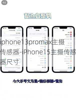 iphone13promax主摄传感器-iPhone15主摄传感器尺寸