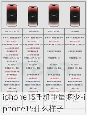 iphone15手机重量多少-iphone15什么样子