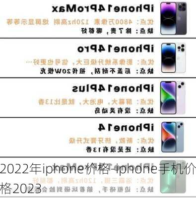 2022年iphone价格-iphone手机价格2023