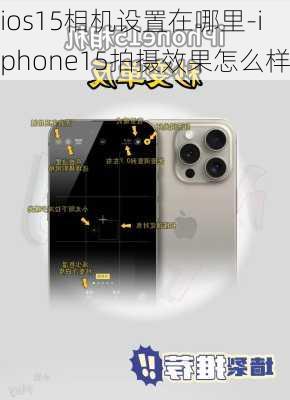 ios15相机设置在哪里-iphone15拍摄效果怎么样