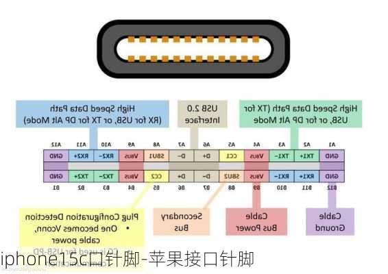 iphone15c口针脚-苹果接口针脚