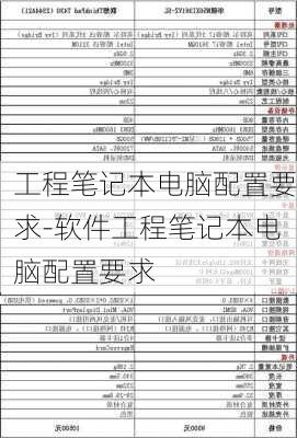 工程笔记本电脑配置要求-软件工程笔记本电脑配置要求