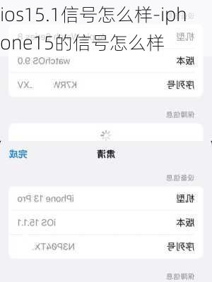 ios15.1信号怎么样-iphone15的信号怎么样