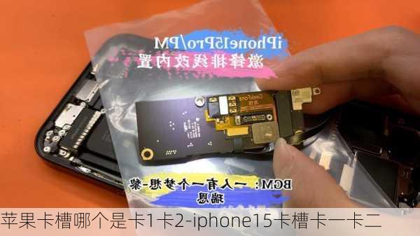 苹果卡槽哪个是卡1卡2-iphone15卡槽卡一卡二