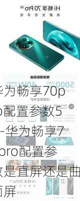 华为畅享70pro配置参数5G-华为畅享70pro配置参数是直屏还是曲面屏