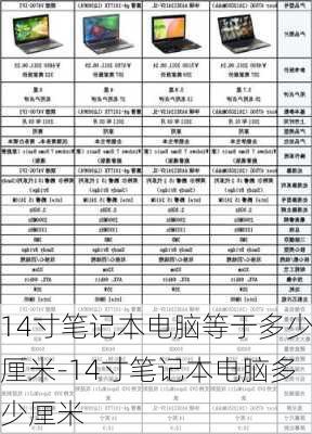 14寸笔记本电脑等于多少厘米-14寸笔记本电脑多少厘米